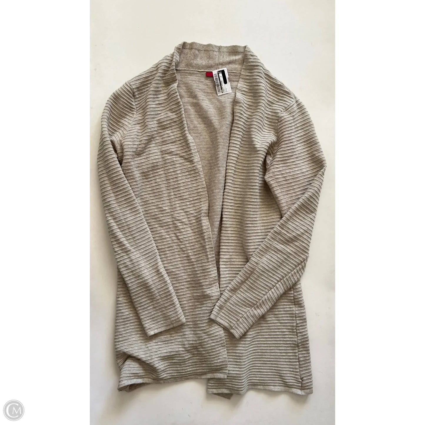 Sweater Cardigan By Red In Taupe, Size: L