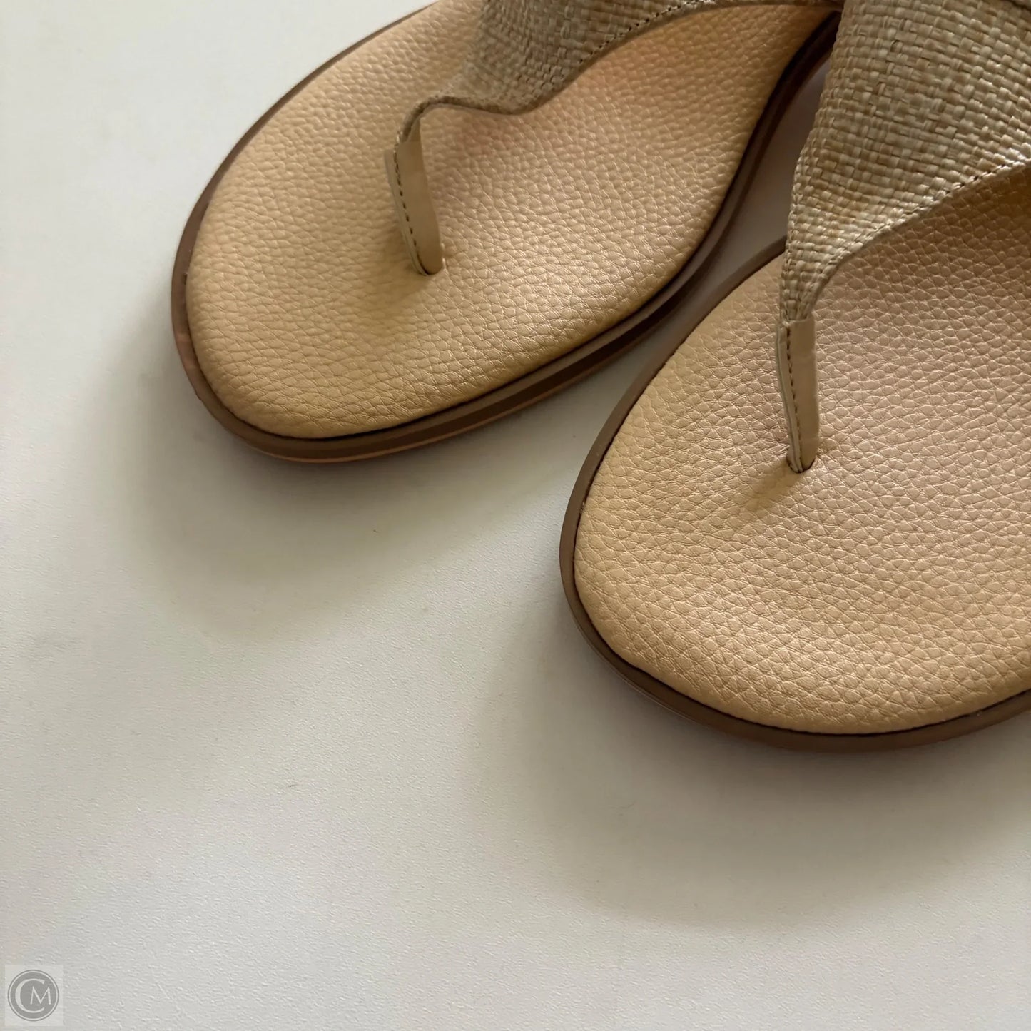 Sandals Heels Block By Anne Klein In Tan, Size: 8.5