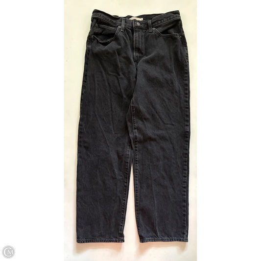 Jeans Wide Leg By Levis In Black, Size: 12