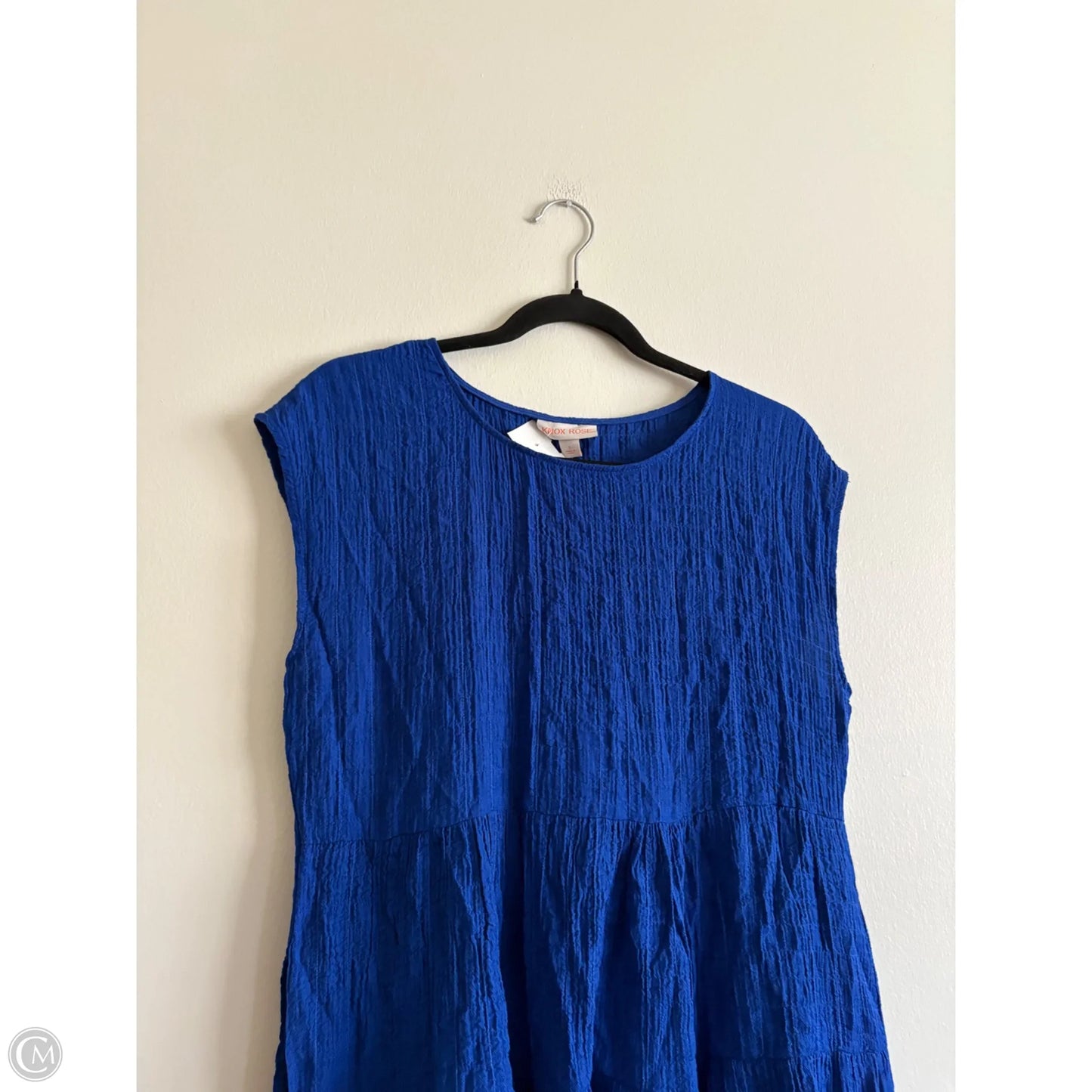 Dress Casual Midi By Knox Rose In Blue, Size: S