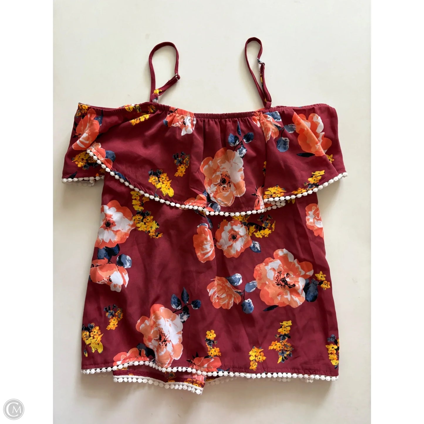 Tank Top By Chance or Fate In Floral Print, Size: L