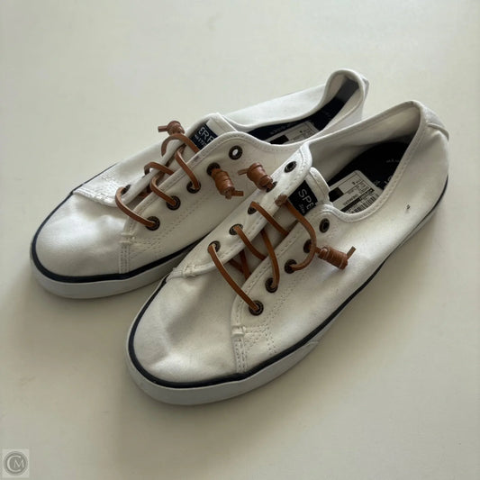 Shoes Sneakers By Sperry In White, Size: 8