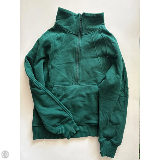 Jacket Faux Fur & Sherpa By Zenana In Green, Size: S