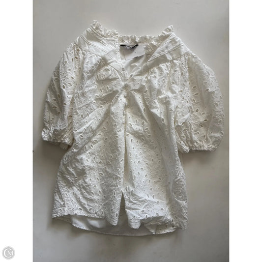 Top Short Sleeve By Prettygarden In White, Size: S