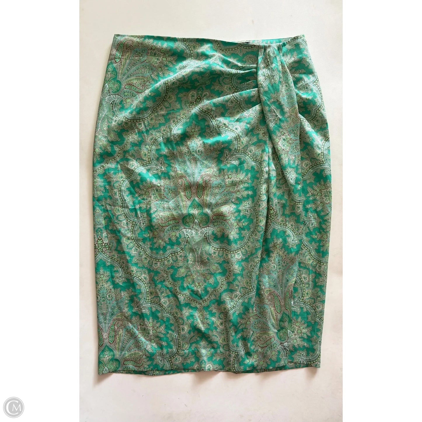 Skirt Midi By J. Crew In Green, Size: 12