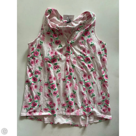 Top Sleeveless By Crown And Ivy In Floral Print, Size: M