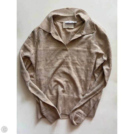 Sweater By Vineyard Vines In Tan, Size: M