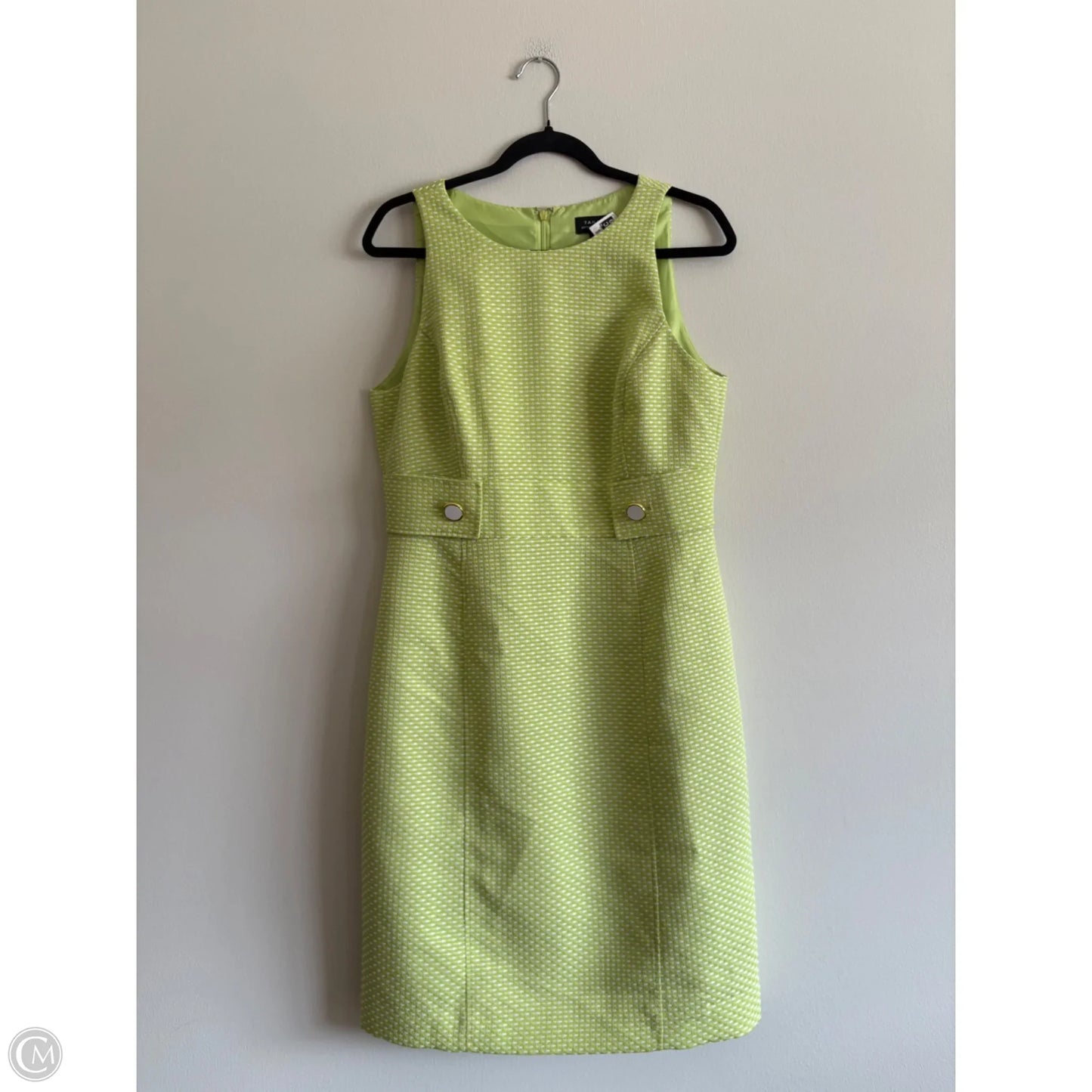 Dress Work By Tahari By Arthur Levine In Green, Size: 10