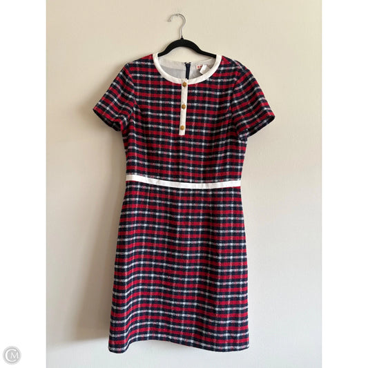 Dress Work By Brooks Brothers In Plaid Pattern, Size: 12
