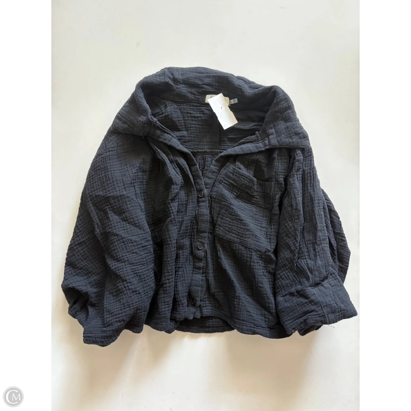 Top Short Sleeve By Day + Moon In Black, Size: L