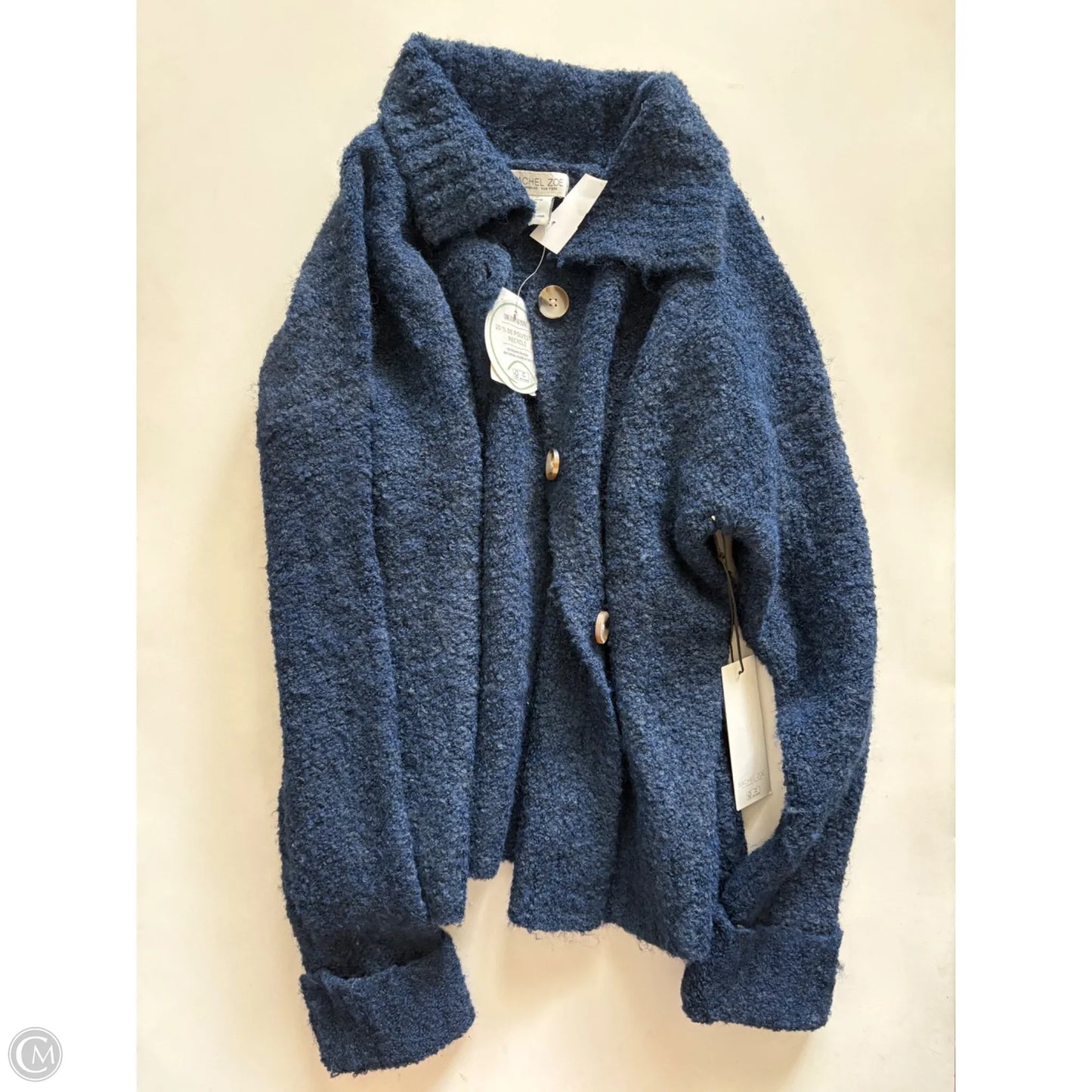 Sweater Cardigan By Rachel Zoe In Navy, Size: M