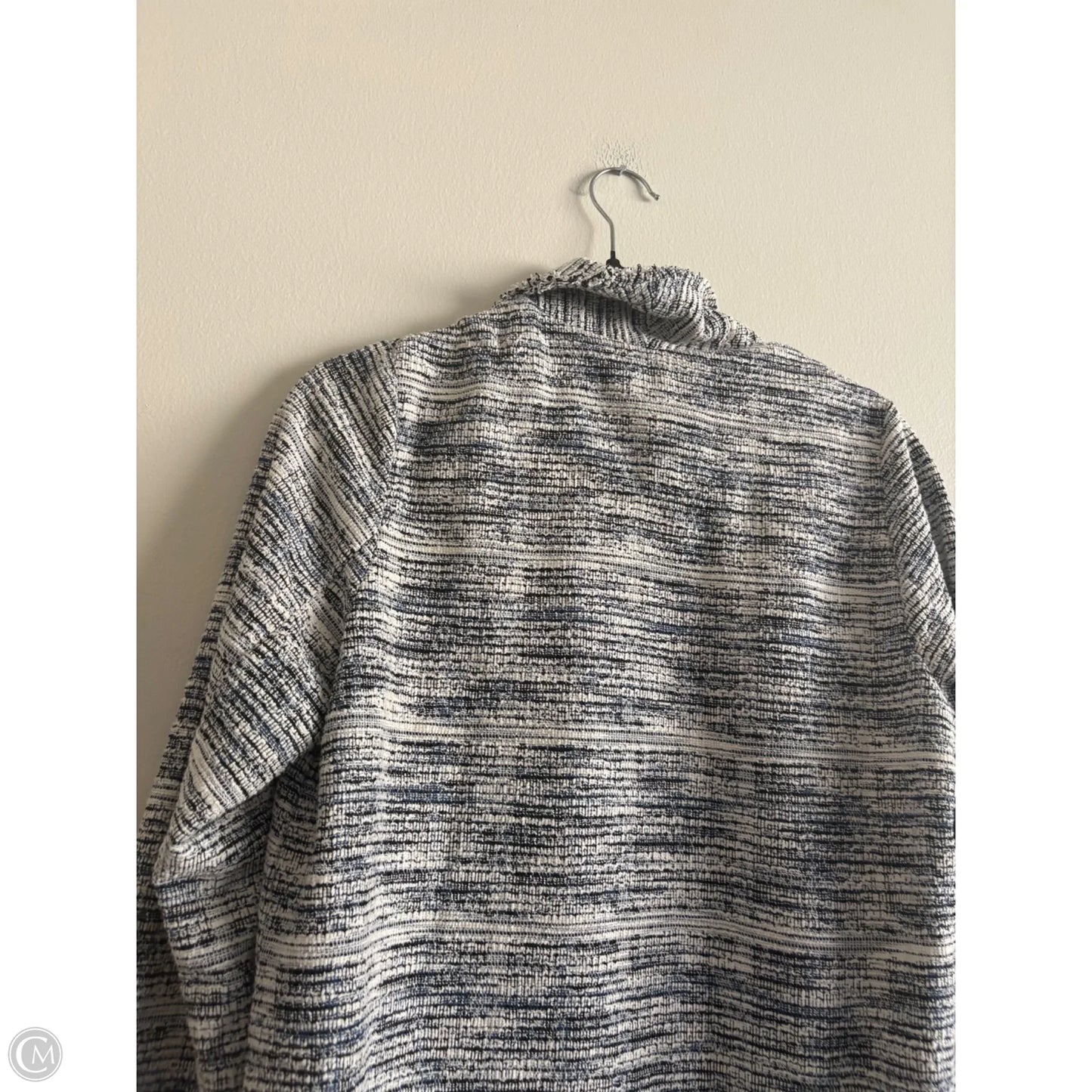 Sweater Cardigan By Max Studio In Blue, Size: M