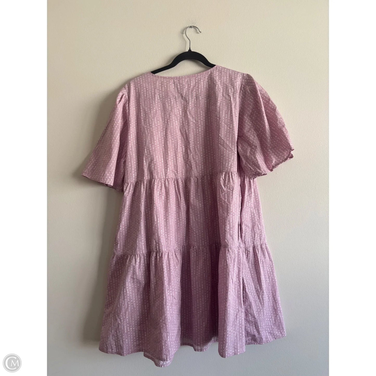 Dress Casual Midi By A New Day In Purple, Size: L