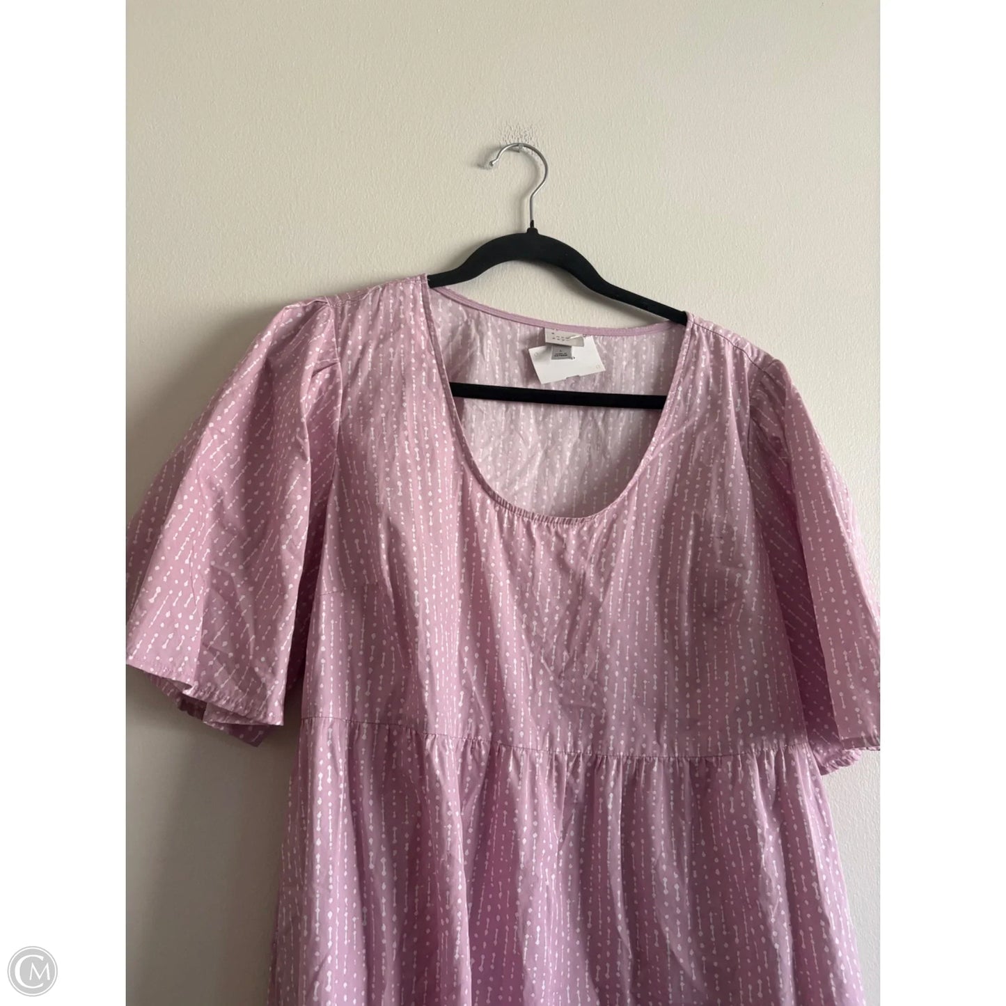 Dress Casual Midi By A New Day In Purple, Size: L