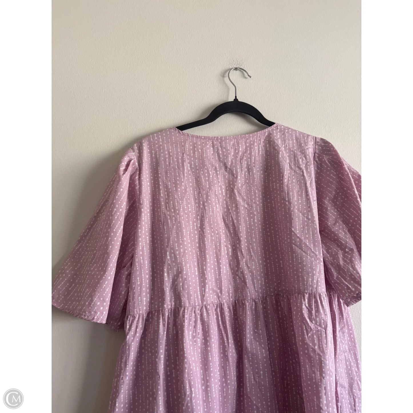 Dress Casual Midi By A New Day In Purple, Size: L