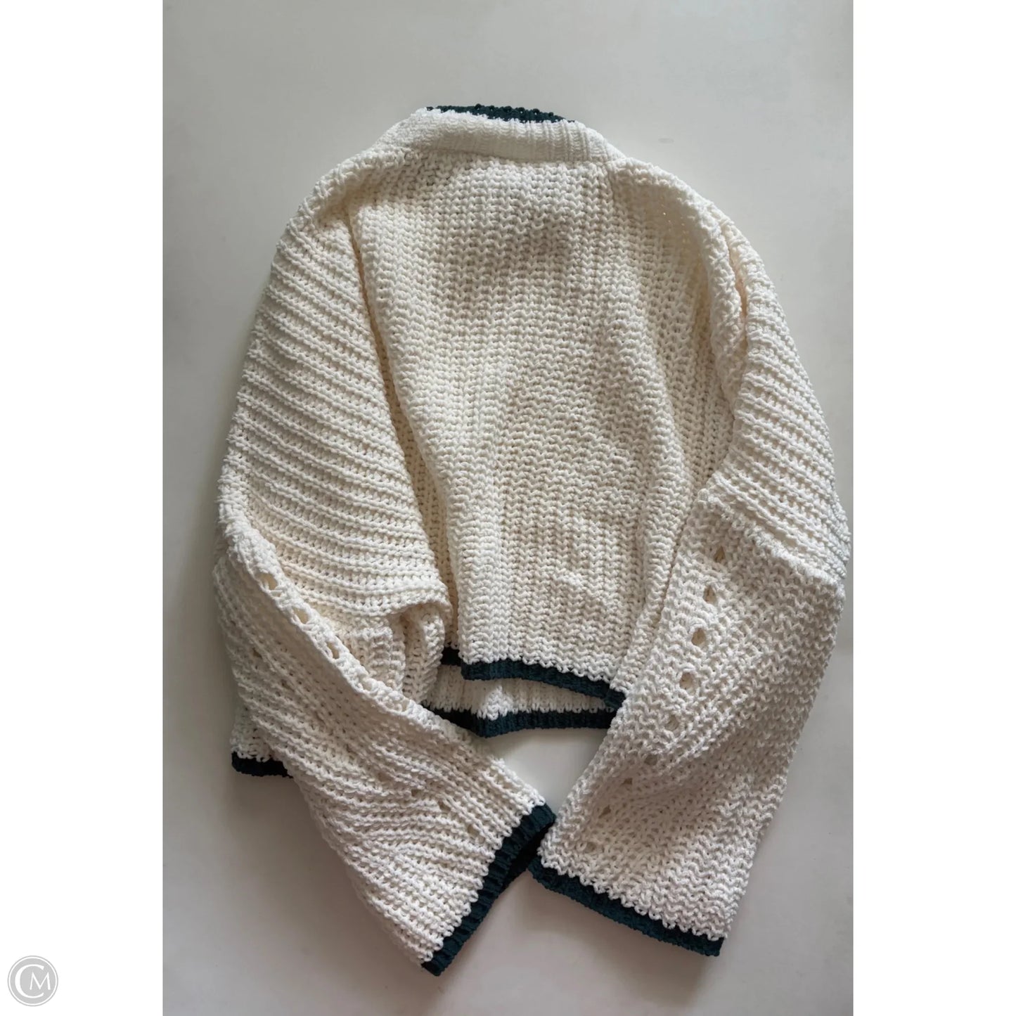 Sweater By Arula In Cream, Size: 2x