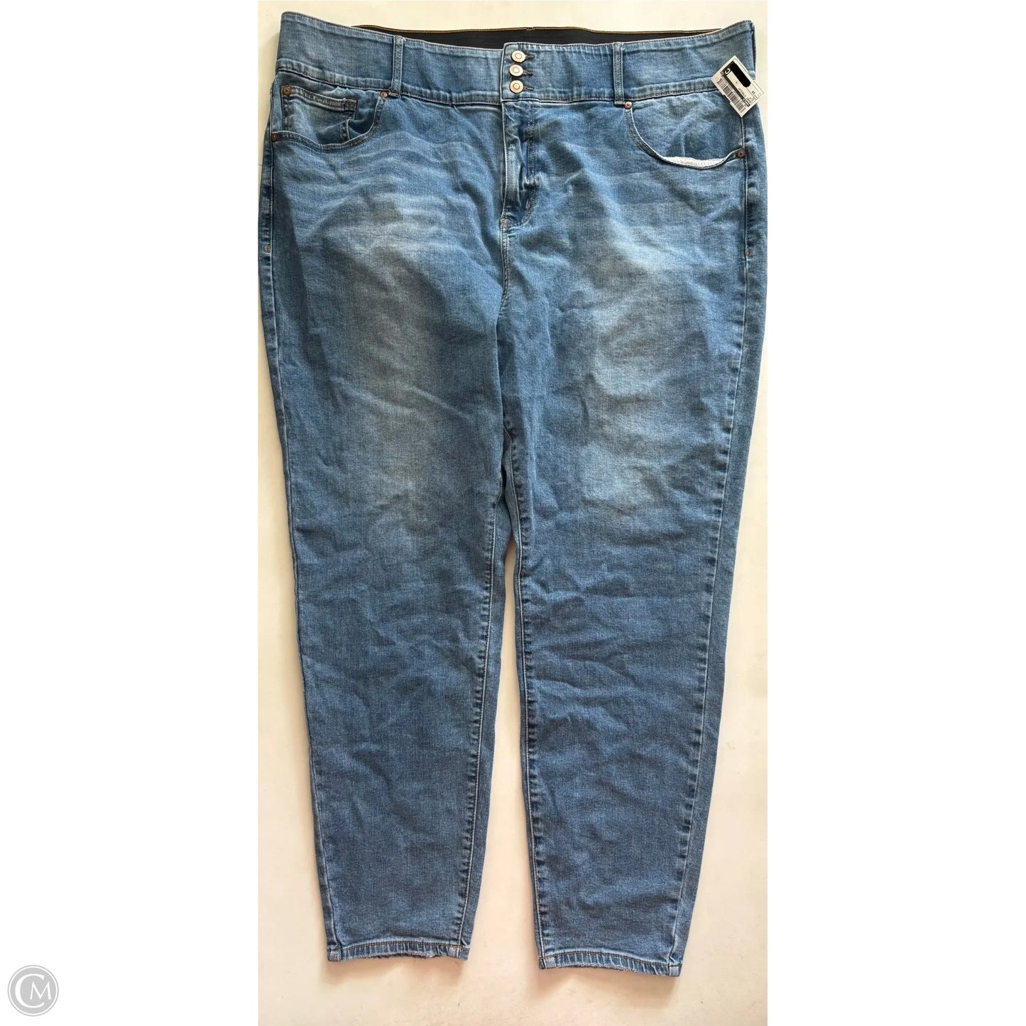 Jeans Straight By Arula In Blue, Size: 24