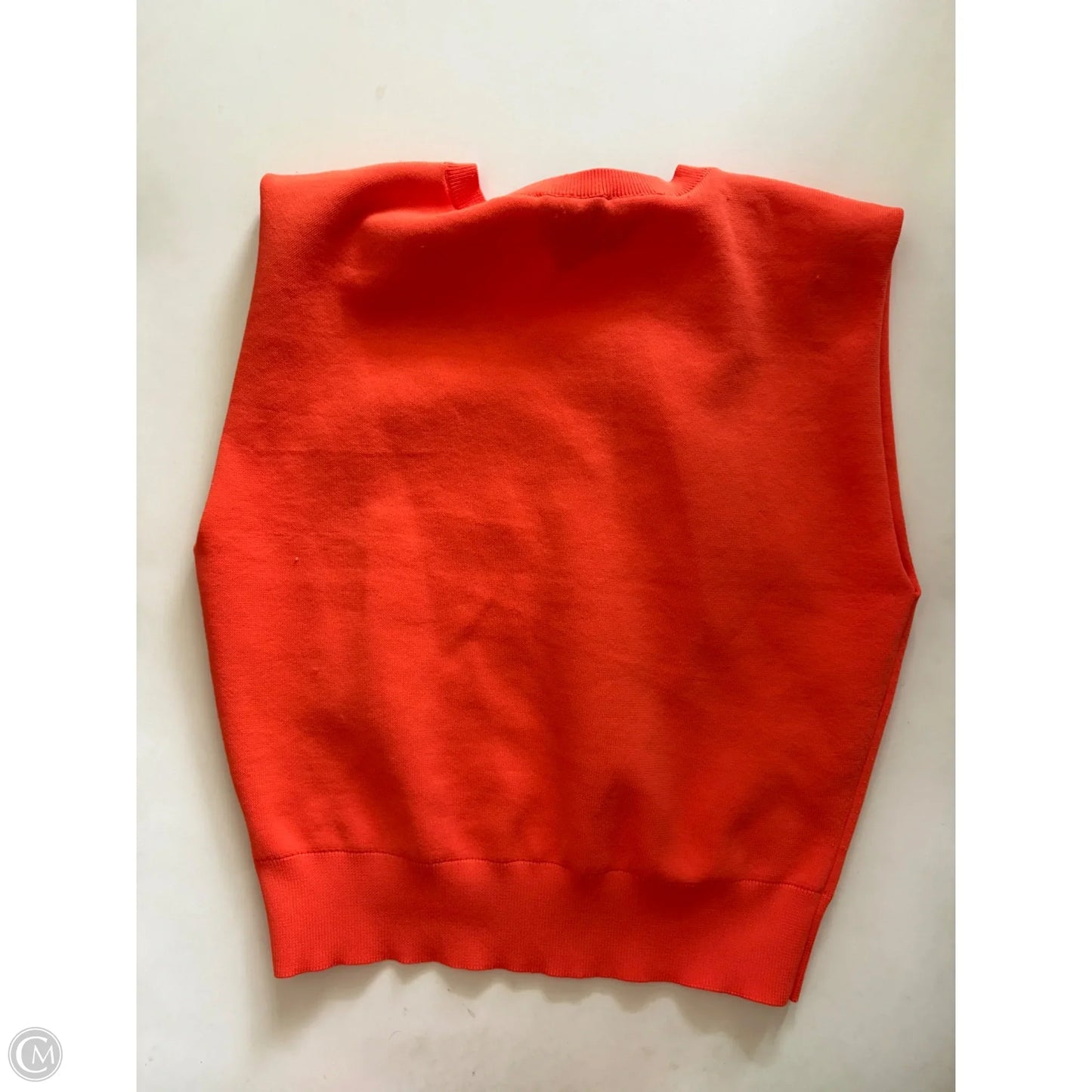Vest Sweater By Express In Orange, Size: M