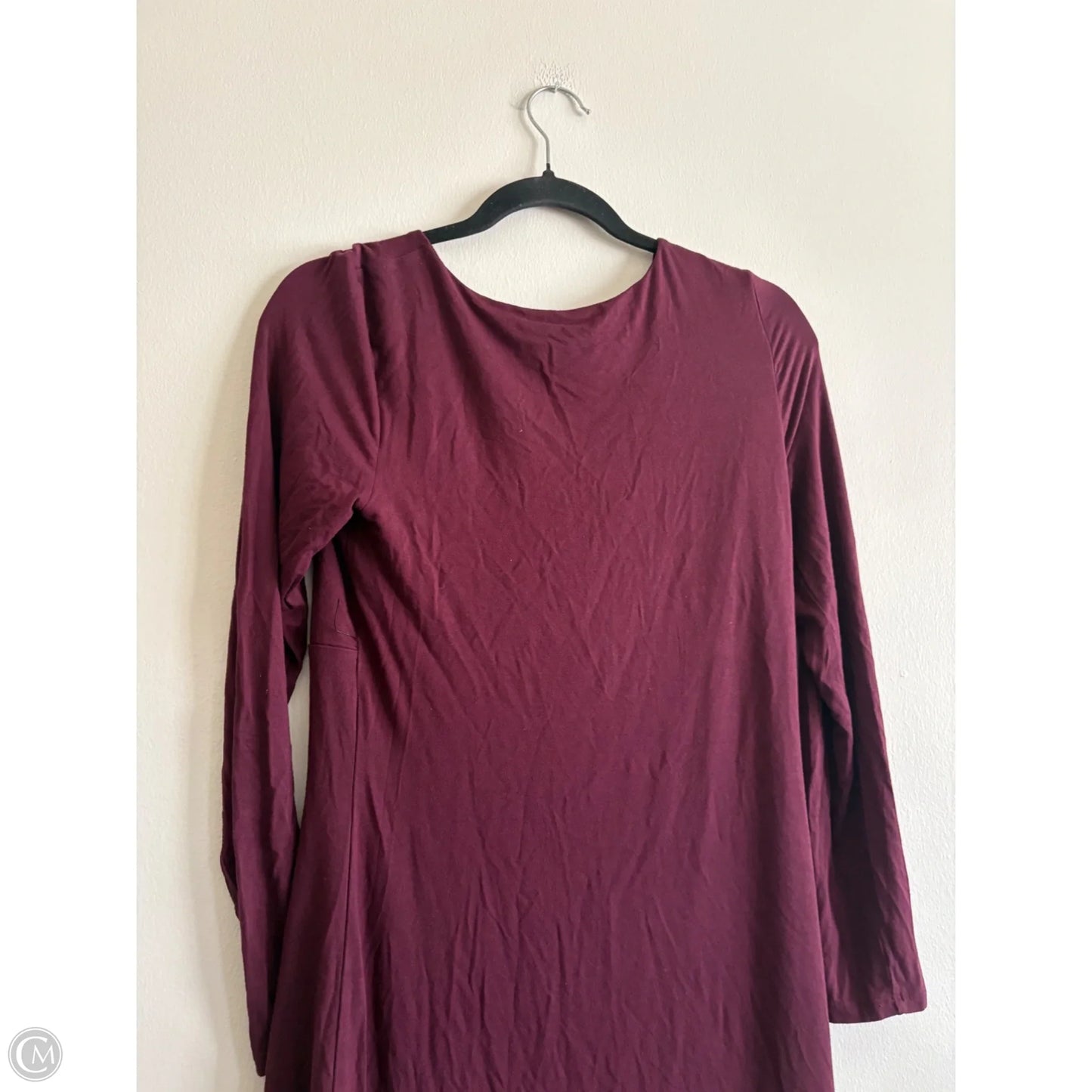 Dress Casual Maxi By Express In Maroon, Size: M