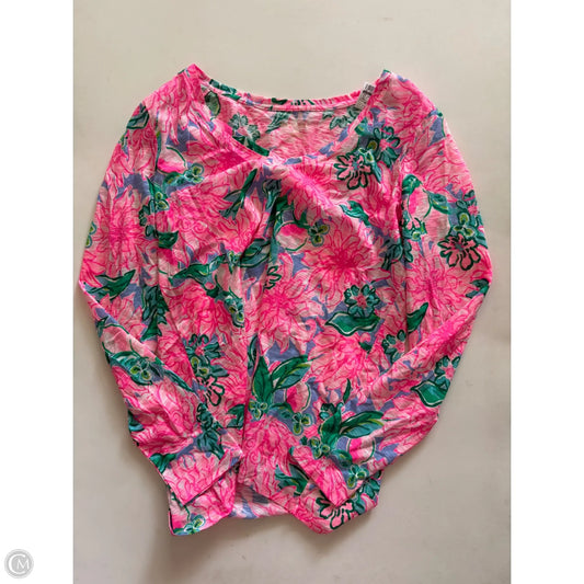 Top Long Sleeve Designer By Lilly Pulitzer In Multi-colored, Size: Xs