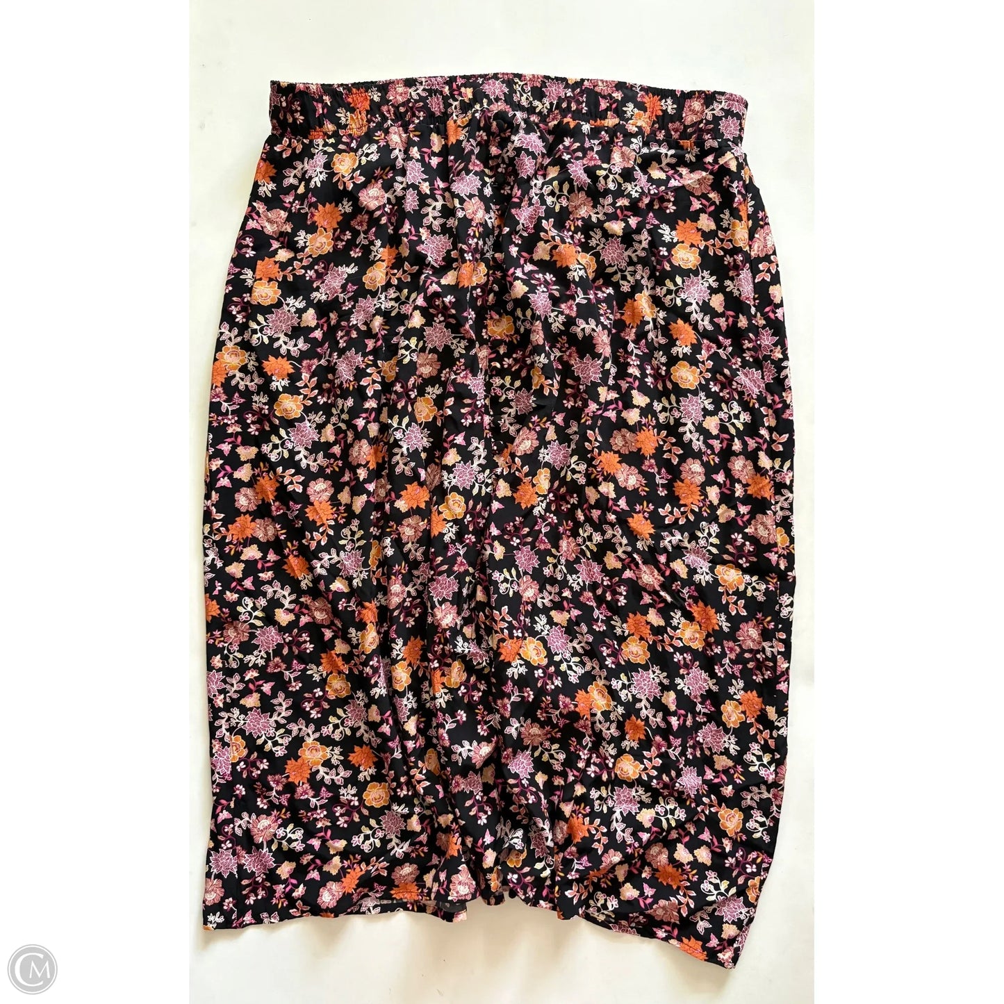 Skirt Maxi By Loft In Floral Print, Size: Xl