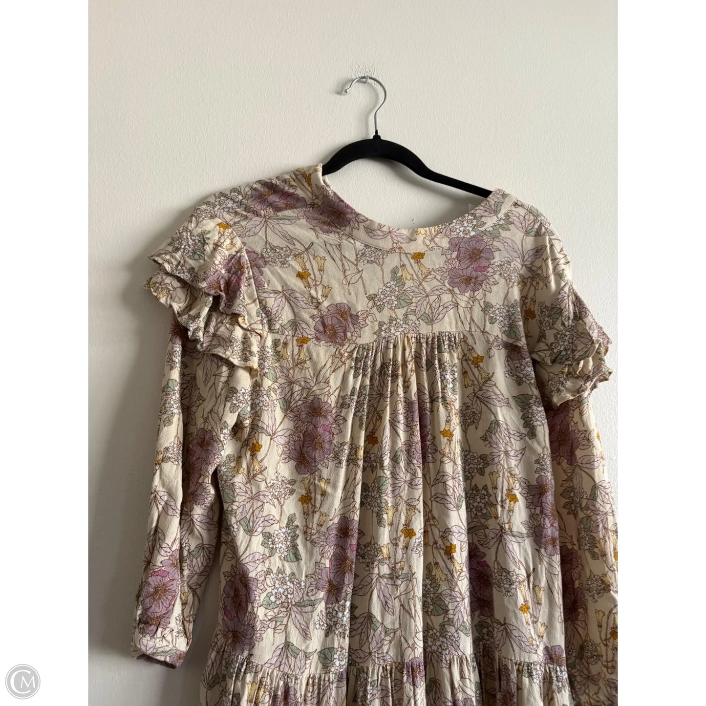 Dress Casual Midi By Ana In Floral Print, Size: M