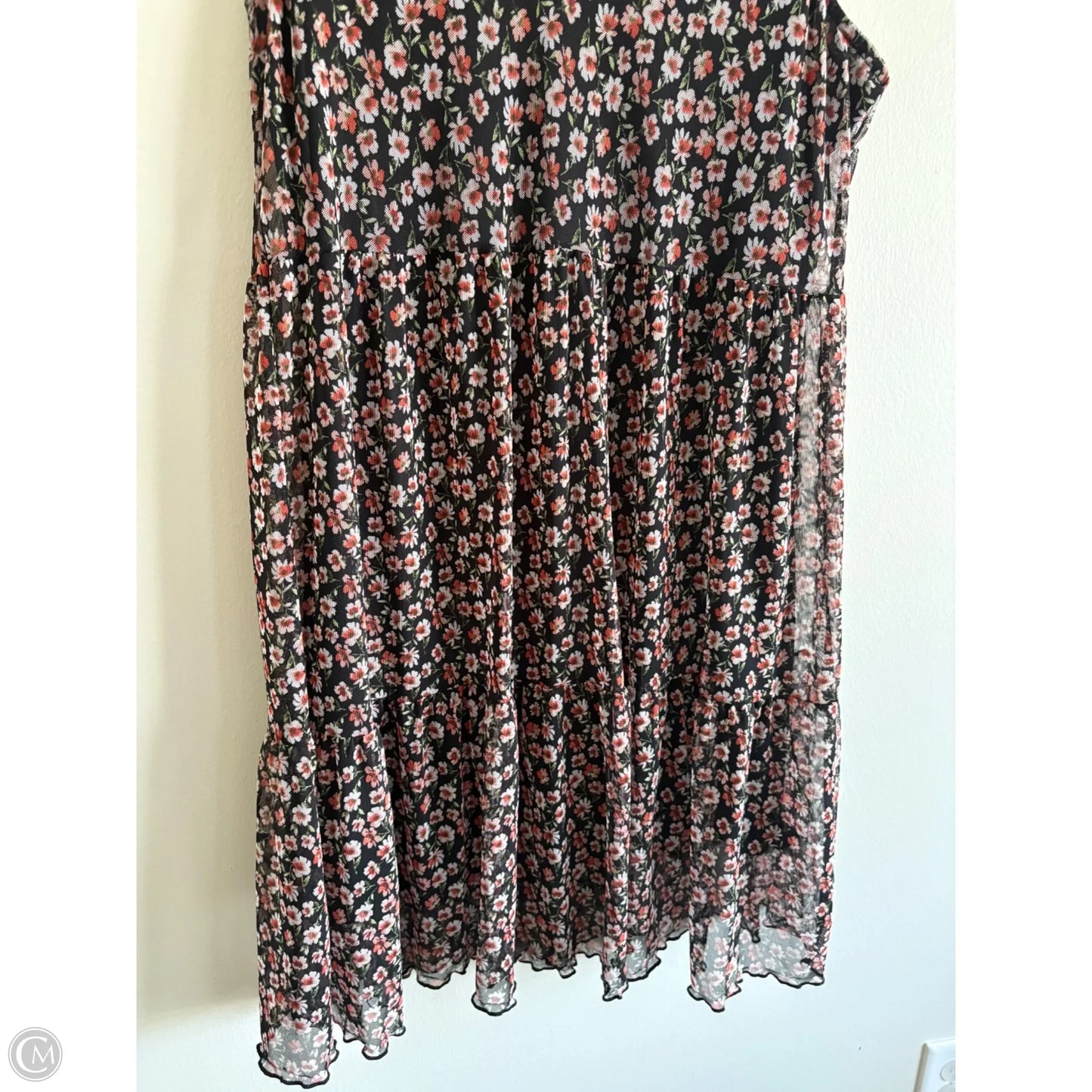 Dress Casual Midi By Vibe In Floral Print, Size: 2x