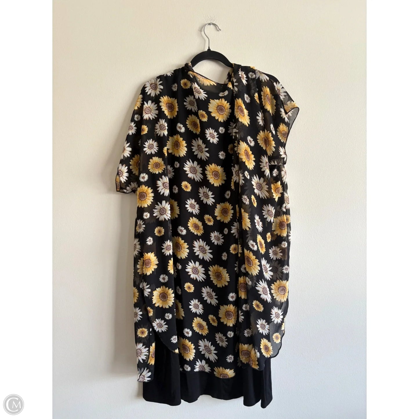 Dress Casual Midi By Liberty Love In Floral Print, Size: 2x