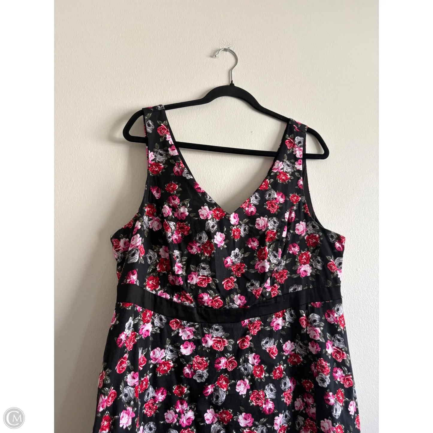 Dress Casual Midi By Torrid In Floral Print, Size: 16