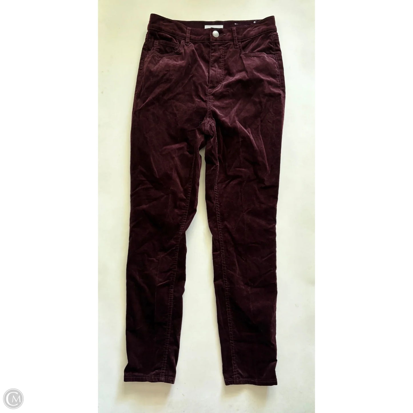 Pants Corduroy By Loft In Maroon, Size: 6