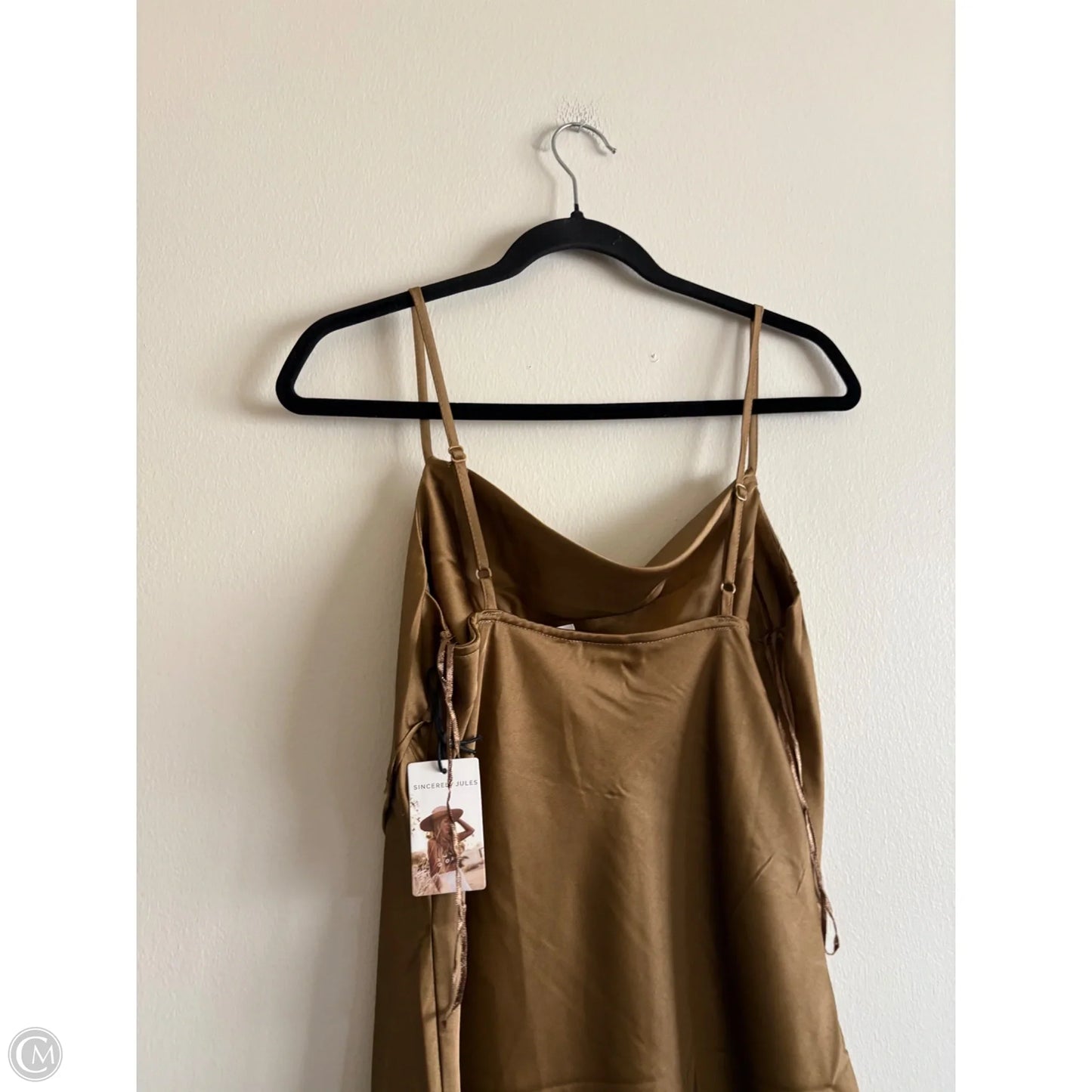 Dress Party Midi By Sincerely Jules In Gold, Size: M