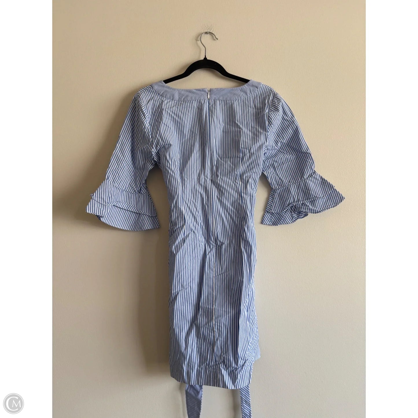 Dress Casual Midi By Talbots In Striped Pattern, Size: 6p