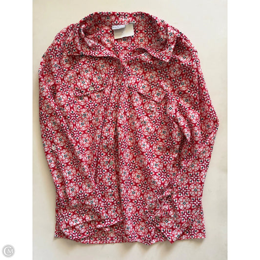 Top Long Sleeve By Kim Rogers In Floral Print, Size: Xl