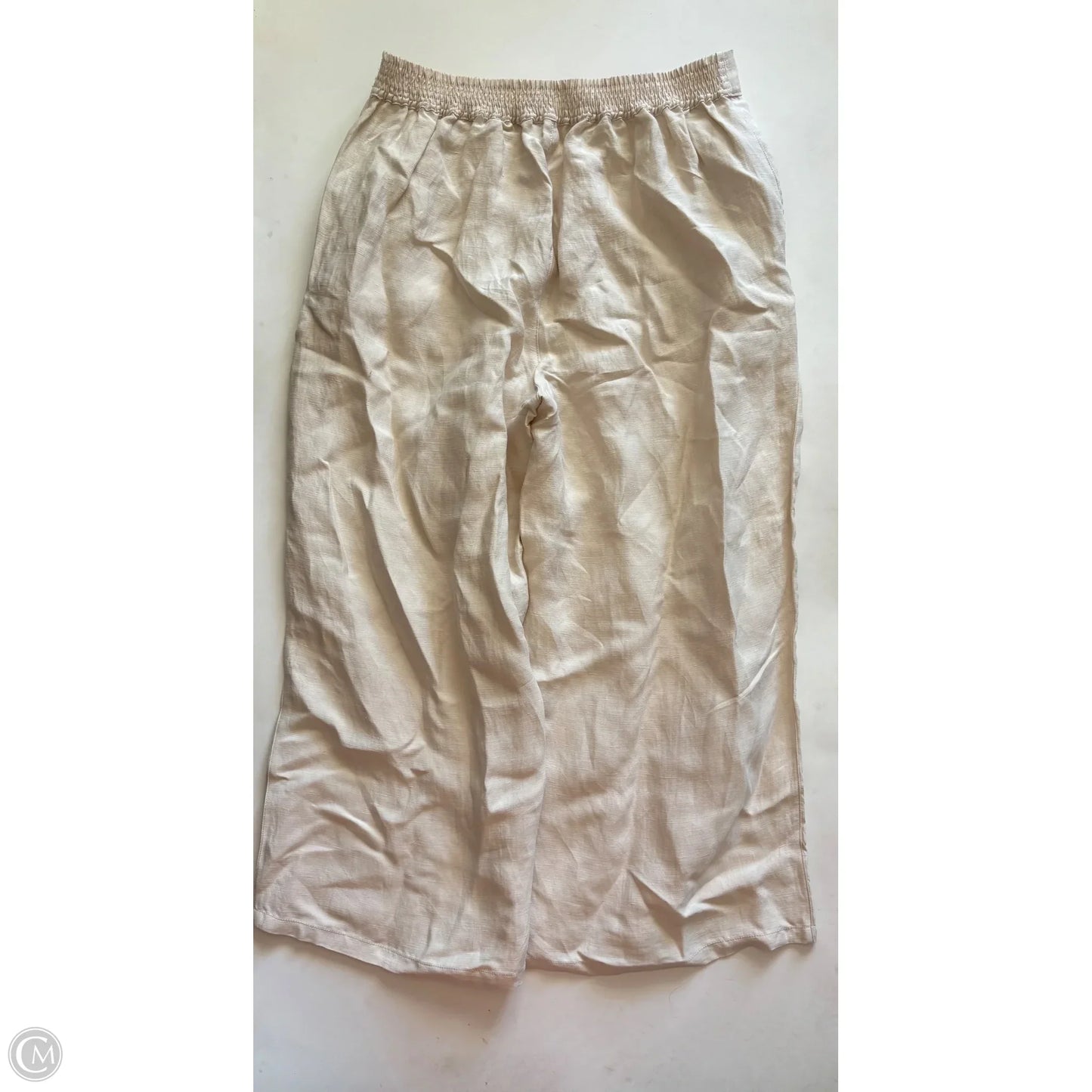 Pants Linen By Joie In Cream, Size: L