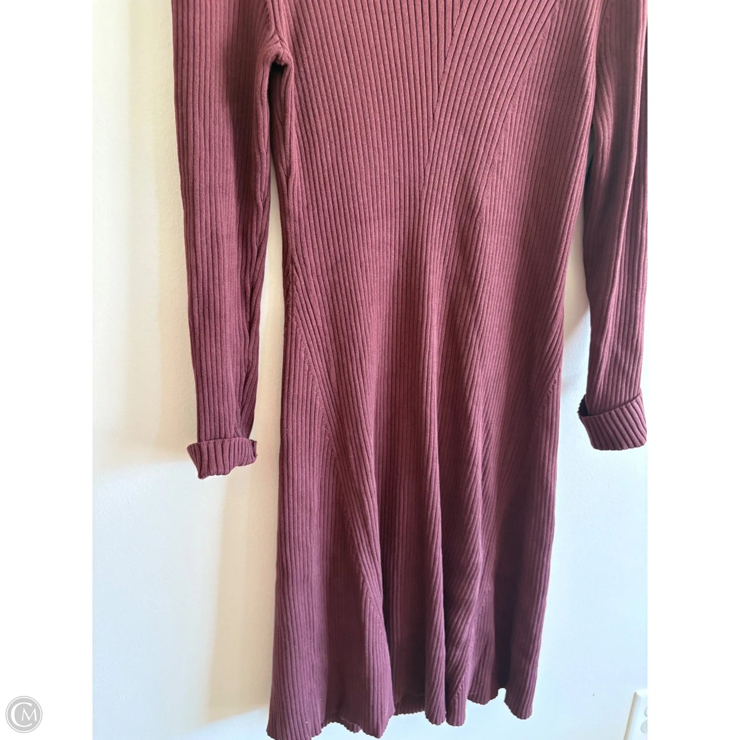Dress Casual Maxi By Calvin Klein In Brown, Size: Xl