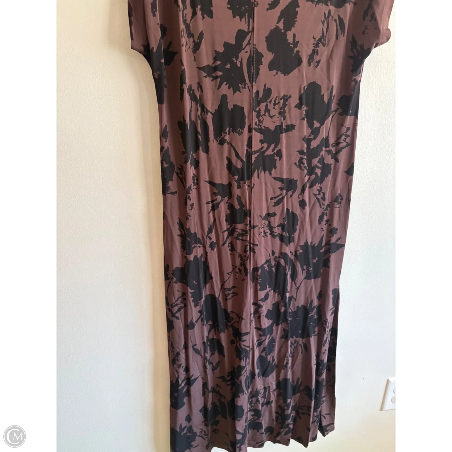 Dress Casual Maxi By Nordstrom In Brown, Size: Xl