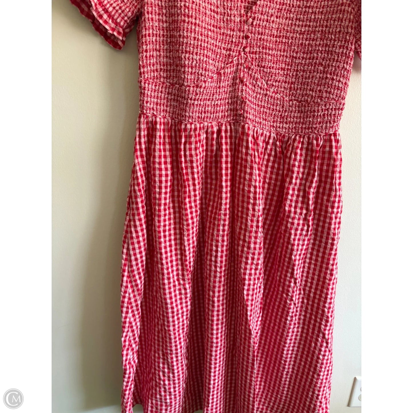 Dress Casual Midi By No Bodies Child In Checkered Pattern, Size: 14
