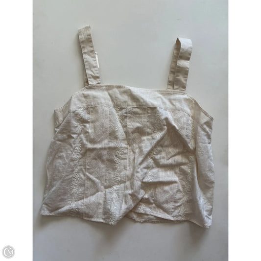 Tank Top By Anna In Cream, Size: M