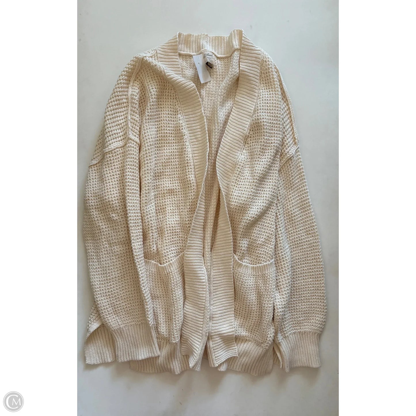 Sweater Cardigan By Universal Thread In Cream, Size: Xl