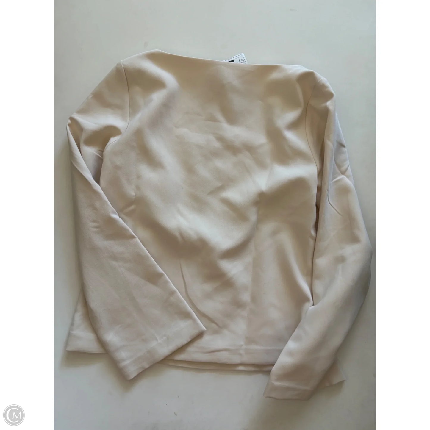 Top Long Sleeve By H&m In Cream, Size: Xs