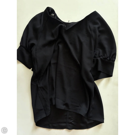Blouse Short Sleeve By Worthington In Black, Size: Xl