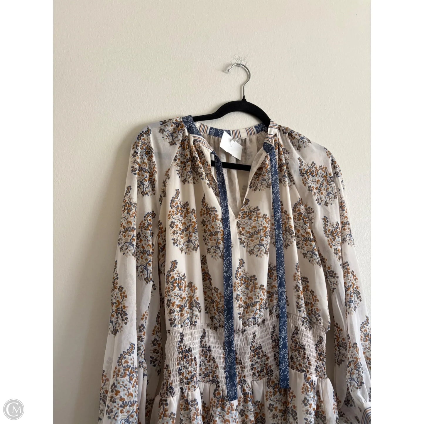 Dress Casual Midi By Lucky Brand In Floral Print, Size: S