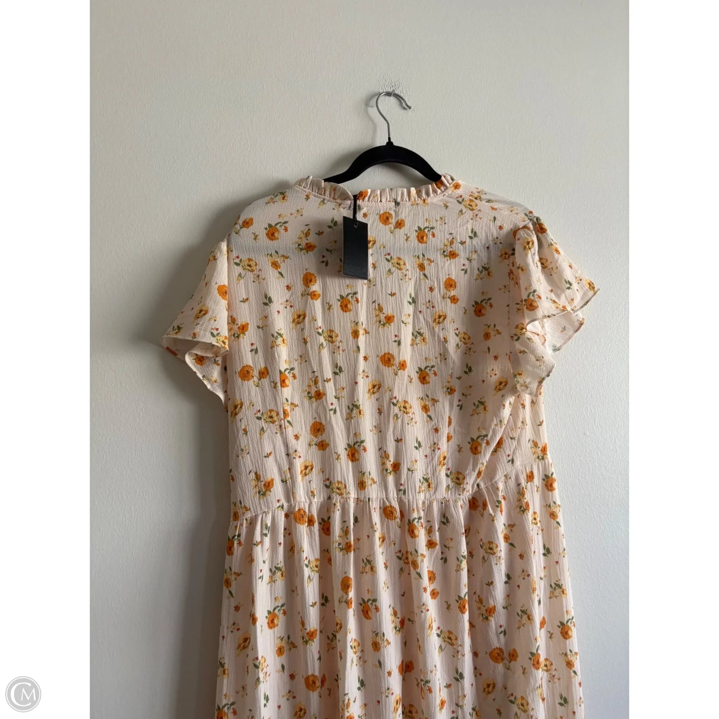 Dress Casual Maxi By Crimson In Yellow, Size: Xl