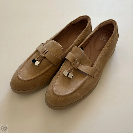 Shoes Flats By Time And Tru In Brown, Size: 8