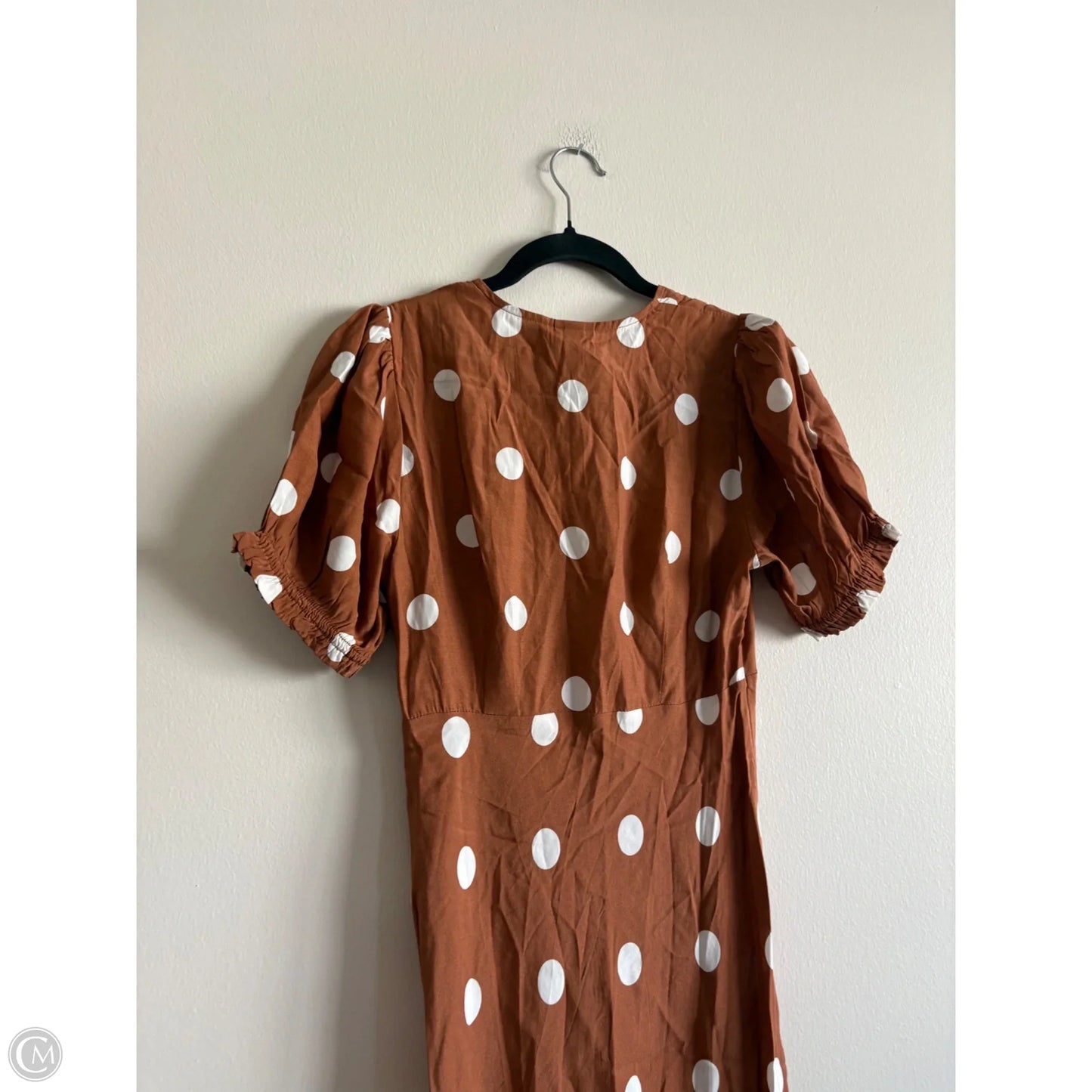 Dress Casual Maxi By A New Day In Polkadot Pattern, Size: Xs
