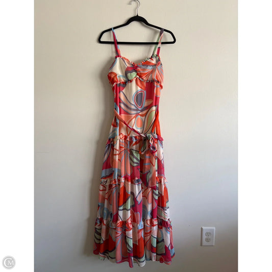 Dress Casual Maxi By Cmb In Multi-colored, Size: S