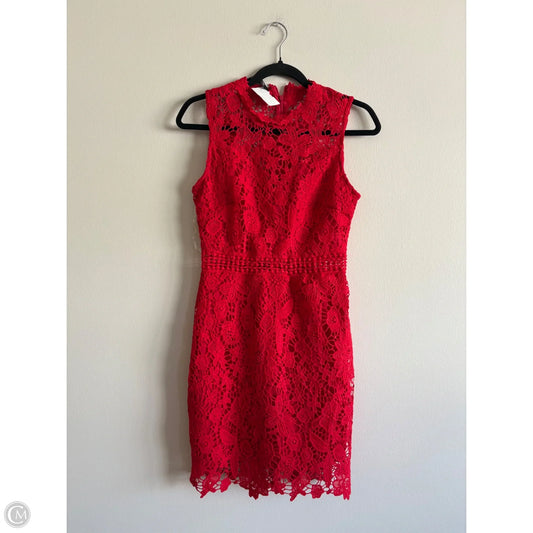 Dress Party Midi By Cmc In Red, Size: S