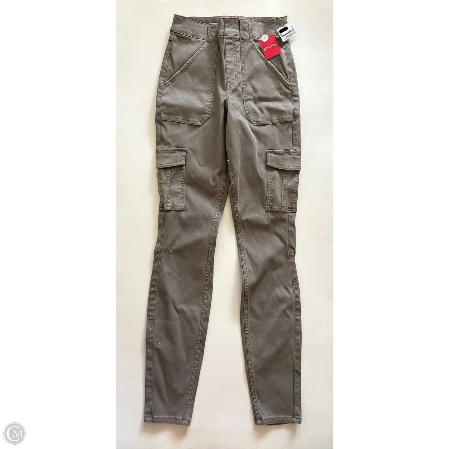 Jeans Straight By Spanx In Grey, Size: M
