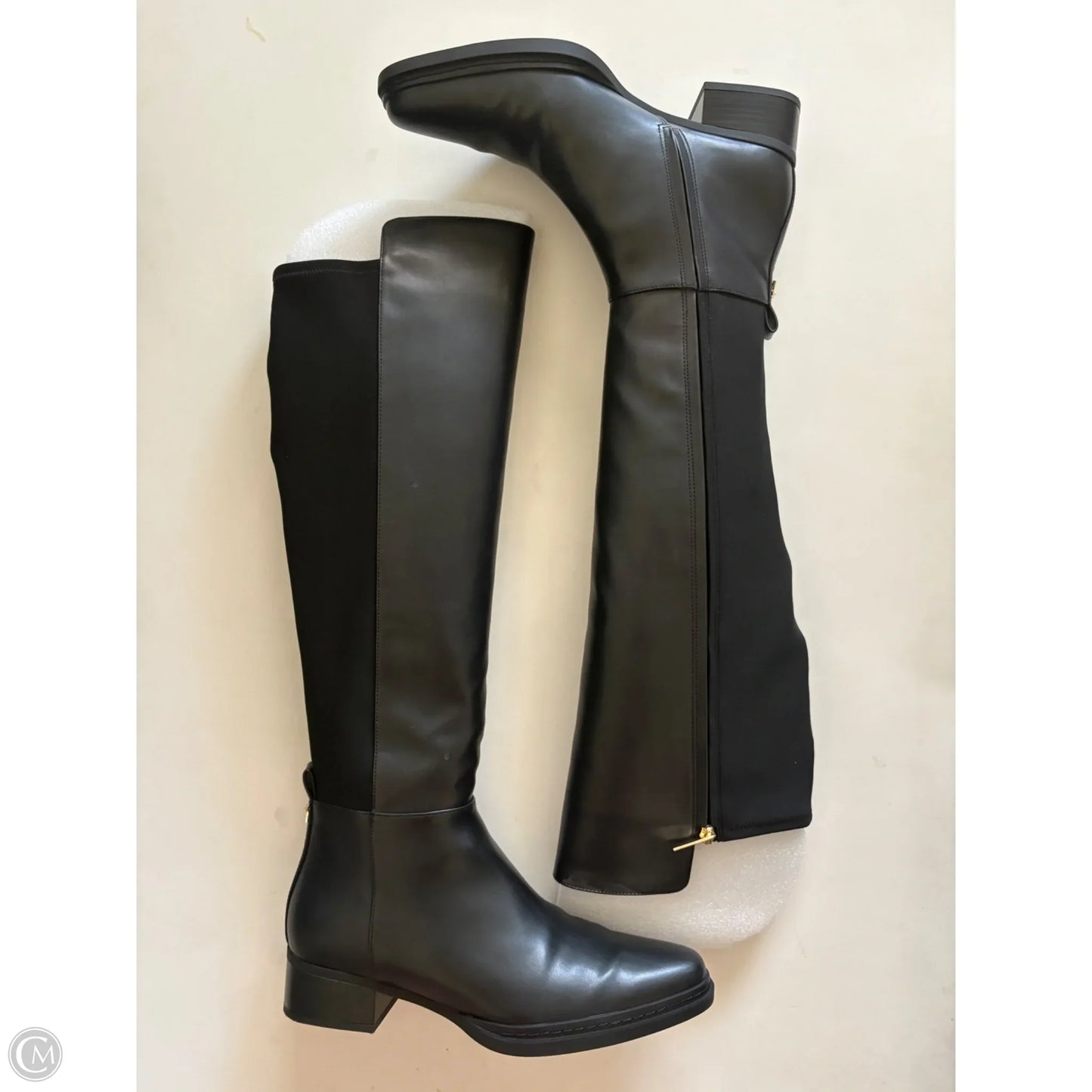 Boots Designer By Michael Kors In Black, Size: 9