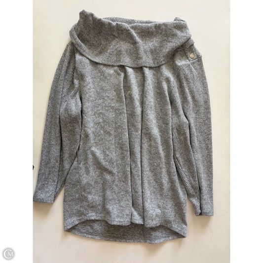 Sweater By Adrienne Vittadini In Grey, Size: Xl